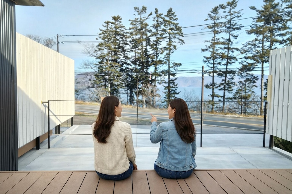 ヴィラ レイクビュー テラス / パティオ4 | ATTA Toya - Lake Resort