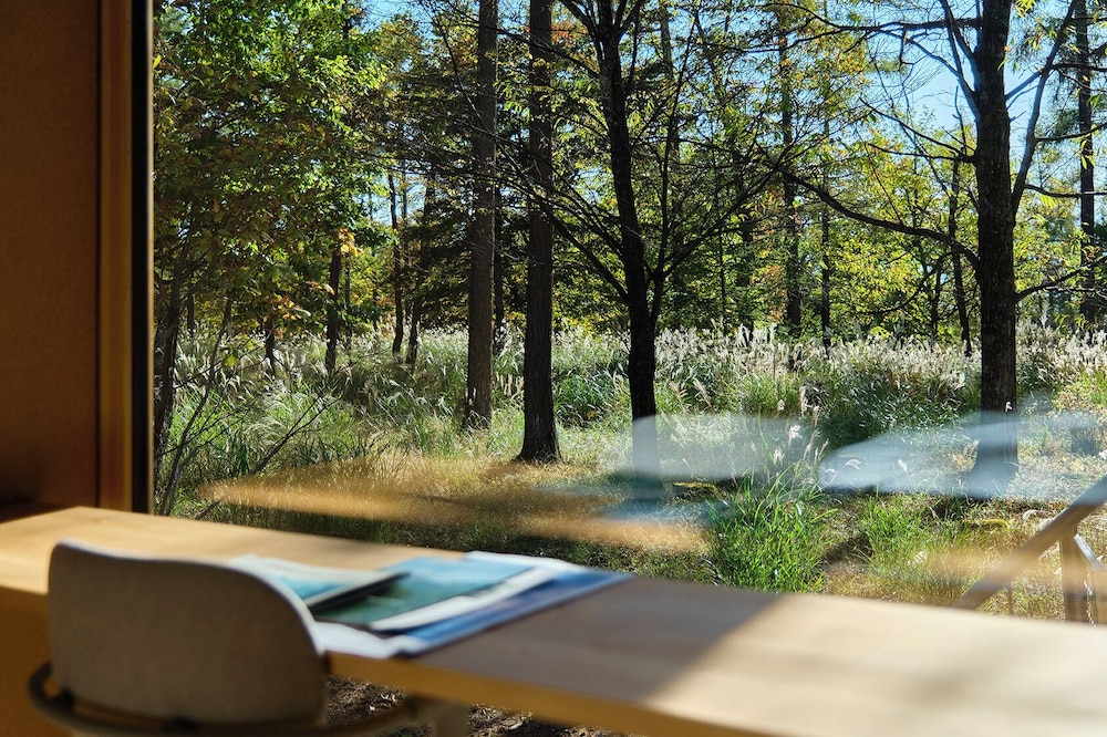 ハウス 男女共用ドミトリー 専用バスルーム ガーデンビュー 内装2 | SANU 2nd Home 蓼科 1st