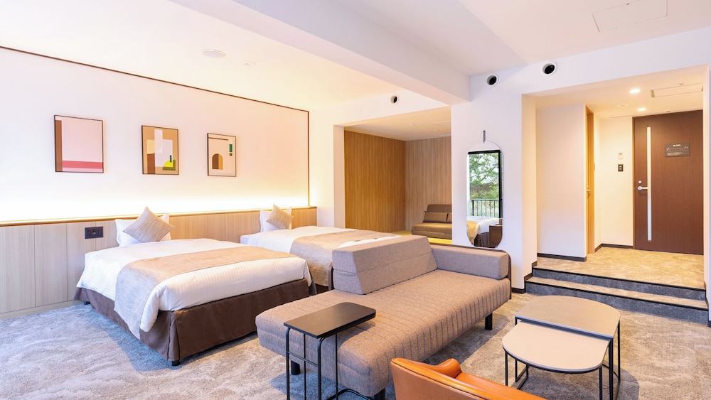 [禁煙]スーペリア和洋室ツイン 内風呂なし(スライドベッド) | TAOYA箱根