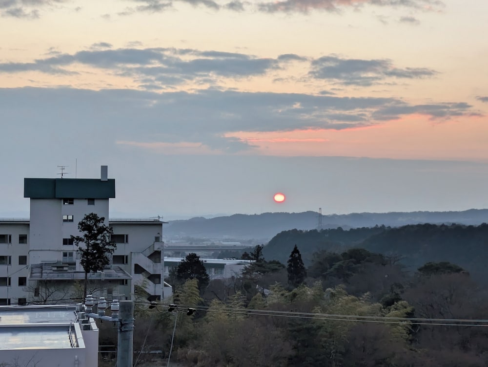 ラグジュアリー スイート 1 ベッドルーム 禁煙 シティビュー バルコニーからの眺望0 | 大同ガーデンホテル湯の山スパリゾート