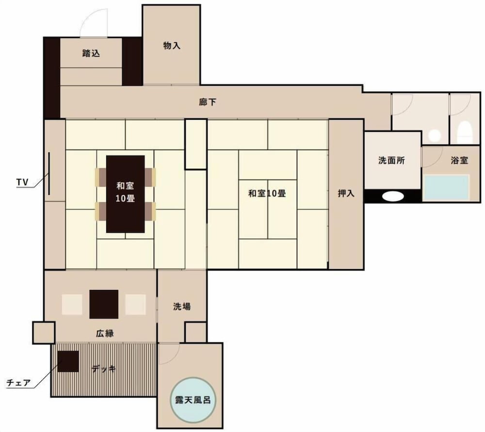 デラックス スイート 専用バスルーム マウンテンビュー | Hotel Senkei