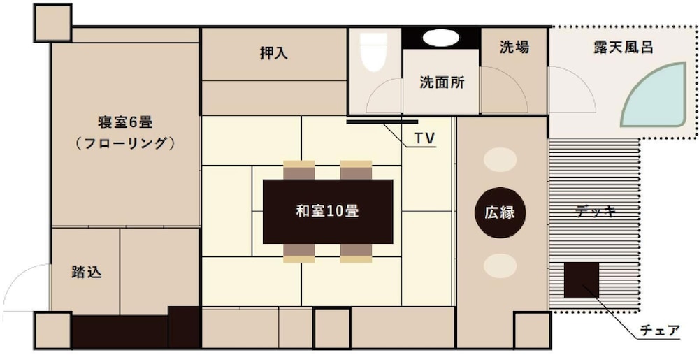 スーペリア スイート 専用バスルーム マウンテンビュー | Hotel Senkei