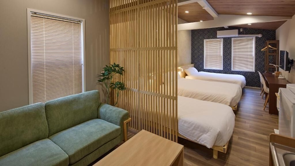 YF-3(最大5名): ファミリー向け/軽食＆ビール(人数分)無料/駐車場有/禁煙 客室1 | Solana Smart INN富士山中湖