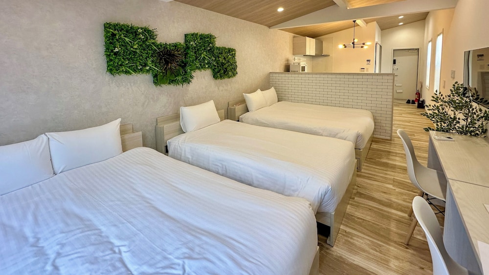 YF-1(最大5名): ファミリー向け/軽食＆ビール(人数分)無料/駐車場有/禁煙 客室3 | Solana Smart INN富士山中湖