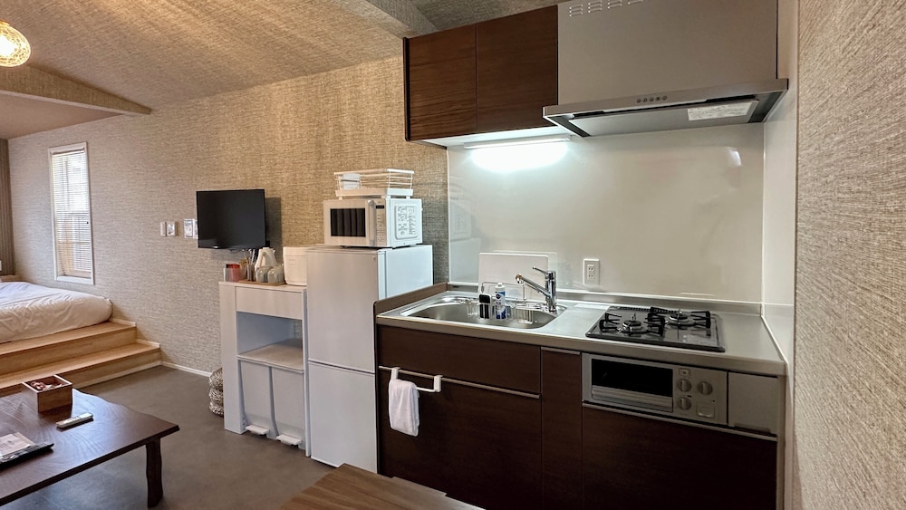 YF-2(最大5名): ファミリー向け/軽食＆ビール(人数分)無料/駐車場有/禁煙 専用キッチン0 | Solana Smart INN富士山中湖