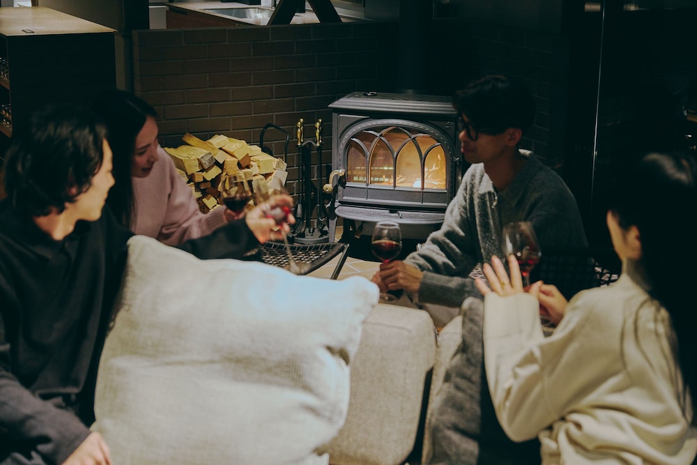 ヴィラ 禁煙 リビング エリア1 | Villa El Cielo Myoko