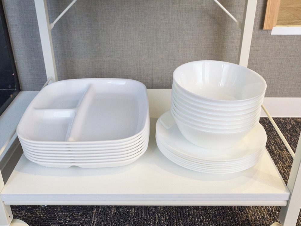 デラックス アパートメント バルコニー シティビュー 専用キッチン6 | Retrospect Stay Kannai