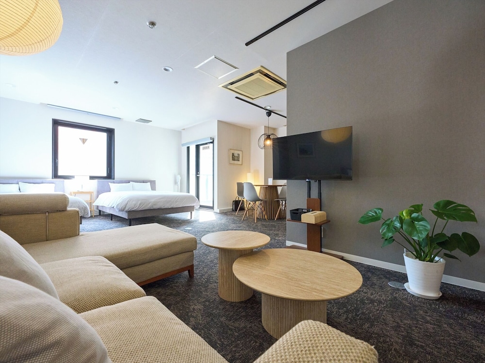 デラックス アパートメント バルコニー シティビュー 32 | Retrospect Stay Kannai