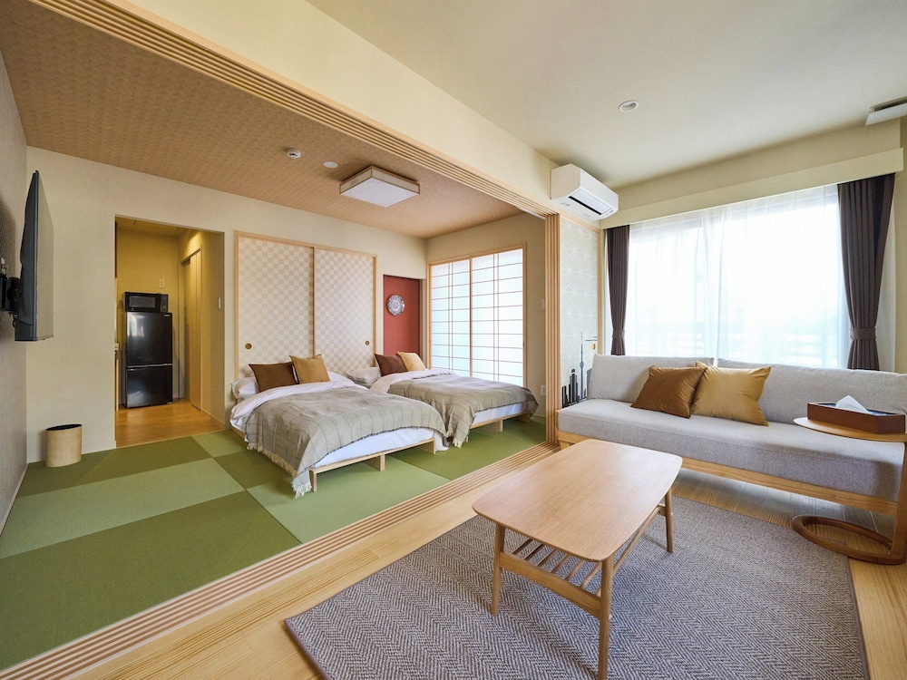 アパートメント 1 ベッドルーム 禁煙 リビング エリア5 | 宿家 浅草 粋