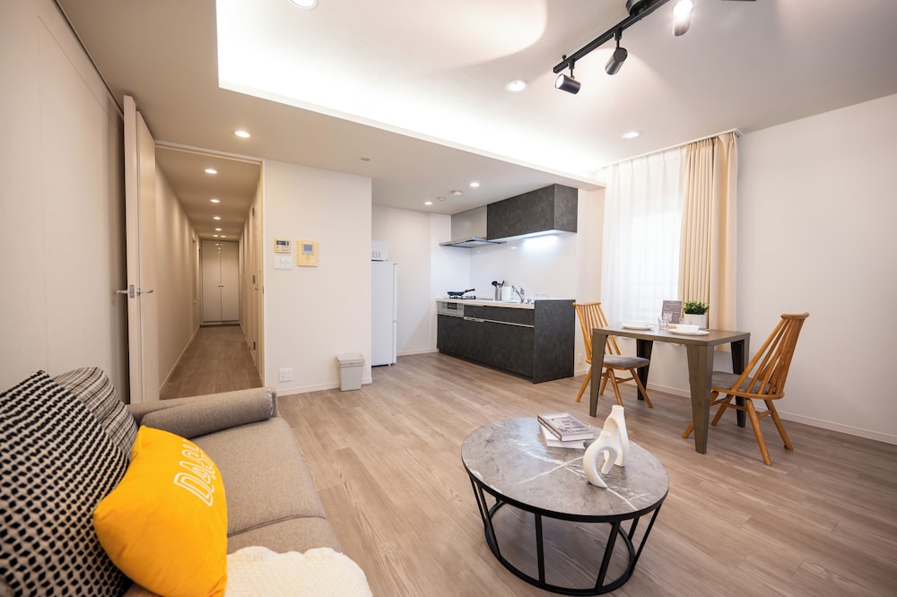 エグゼクティブ アパートメント 禁煙 (418) リビング エリア4 | Dash Living Minami Azabu