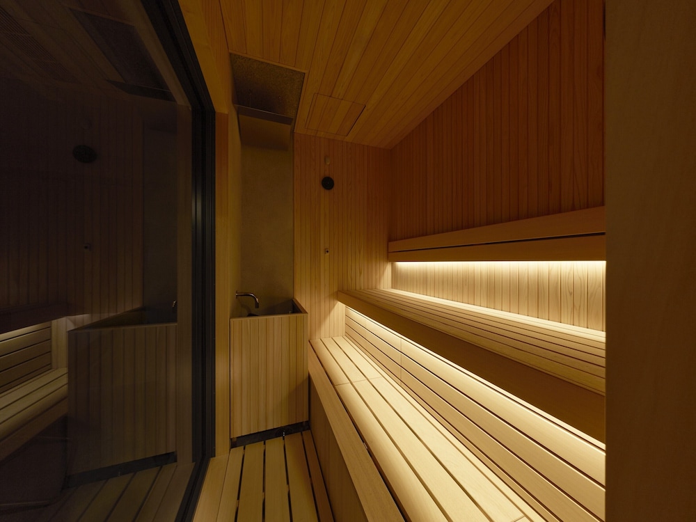 シグネチャー ツインルーム サウナ バスルームの設備1 | BASE LAYER HOTEL 福岡