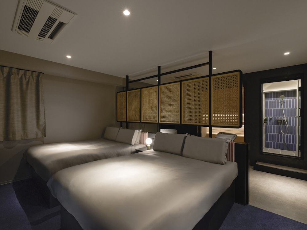 シグネチャー ツインルーム サウナ | BASE LAYER HOTEL 福岡