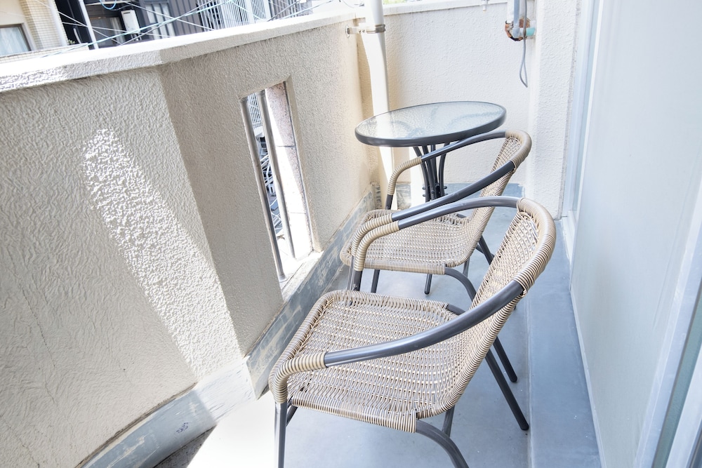 アパートメント 禁煙 (302) テラス / パティオ0 | Fukuoka Hakata Stay Balcony and Laundry