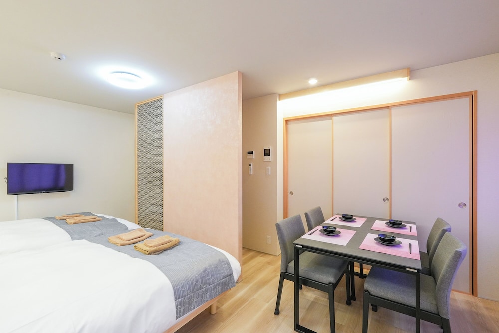 クラシック アパートメント ダブルベッド 2 台 禁煙 キッチン (102) 客室1 | Seed INN Haneda Terrace