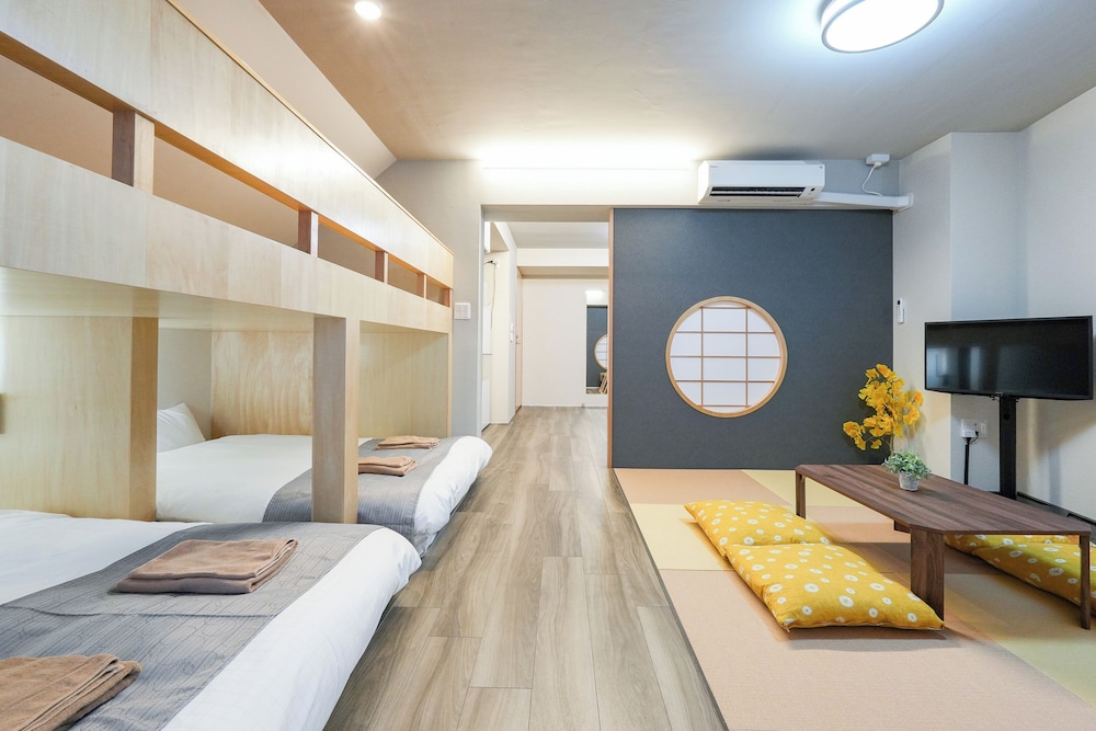 ファミリー アパートメント 車椅子で利用可能な浴槽 キッチン (402) 客室6 | Seed INN Haneda Terrace