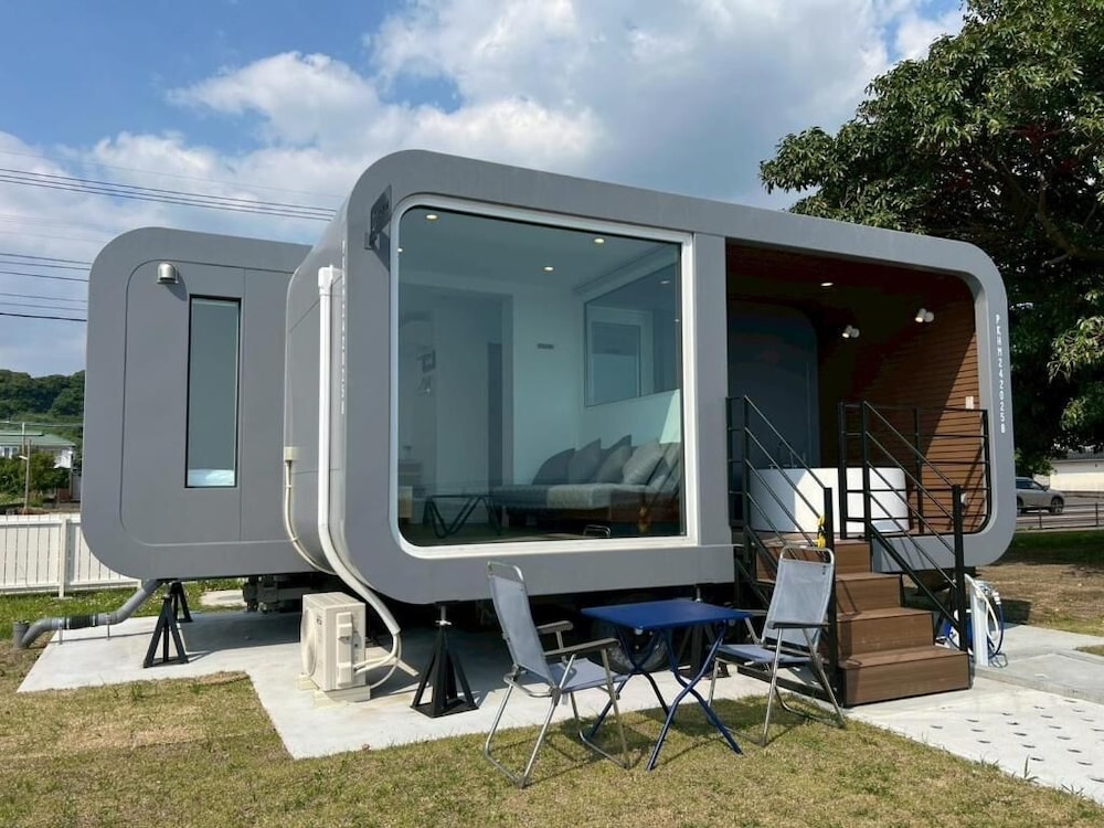 海眺望 露天ホットタブ付トレーラーN02/シングル*2 (禁煙) | THOUSAND　GARDEN　TARUMIZU