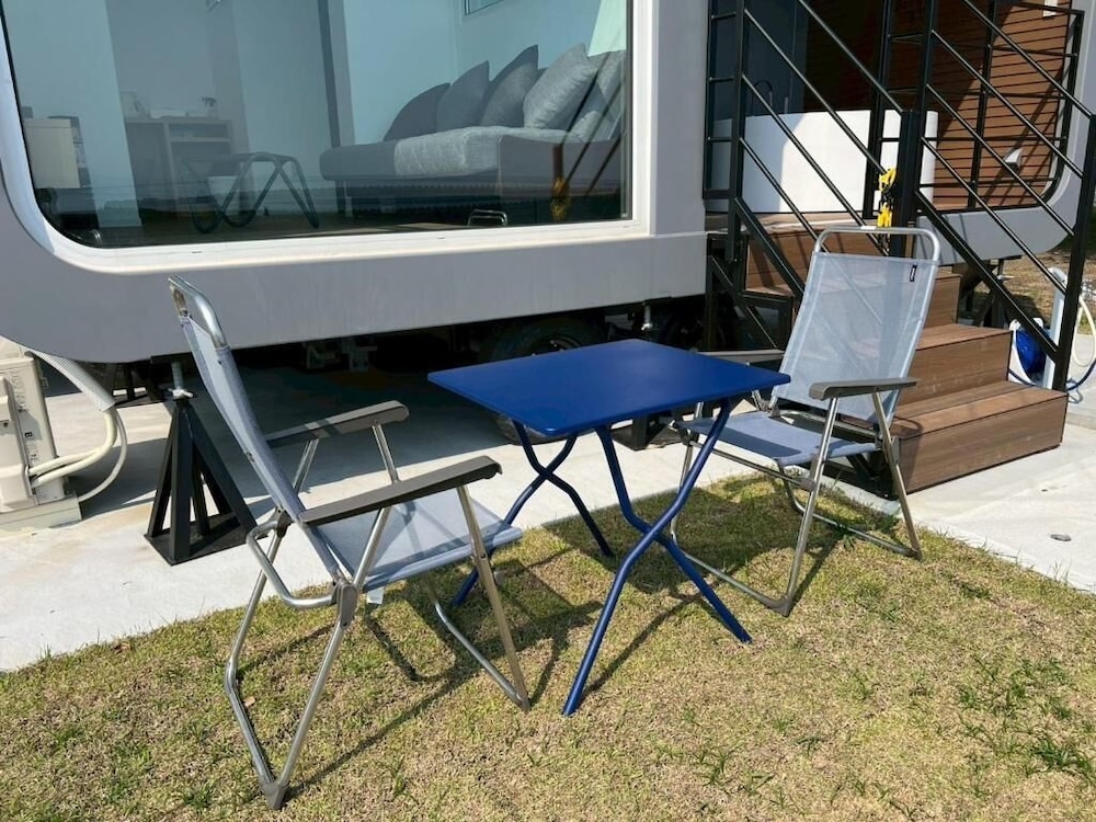 海眺望 露天ホットタブ付トレーラーN02/シングル*2 (禁煙) 客室4 | THOUSAND　GARDEN　TARUMIZU