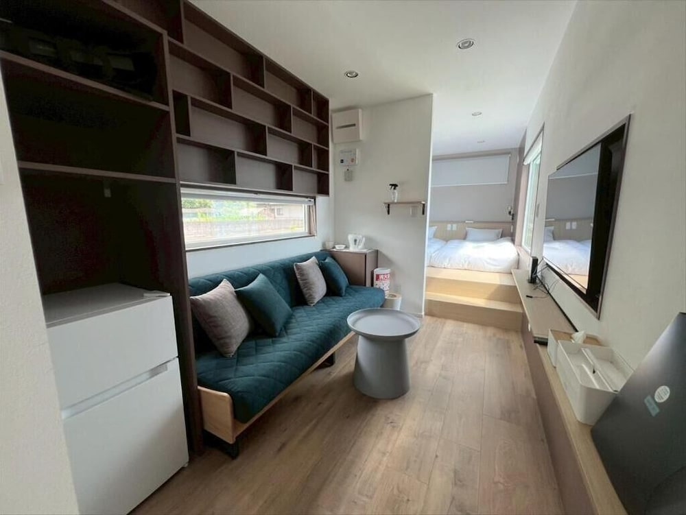 海眺望 トレーラーS03/シングル*2 (禁煙) 客室1 | THOUSAND　GARDEN　TARUMIZU