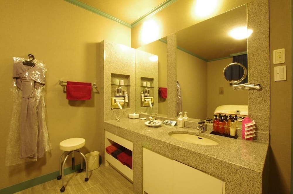 プレミアム ダブルルーム 喫煙可 バスルーム1 | ブルーホテル シュープリーム - 大人限定