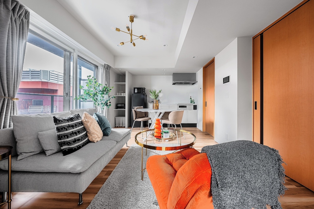 アパートメント リビング エリア4 | MONDOMIO ODORI 901