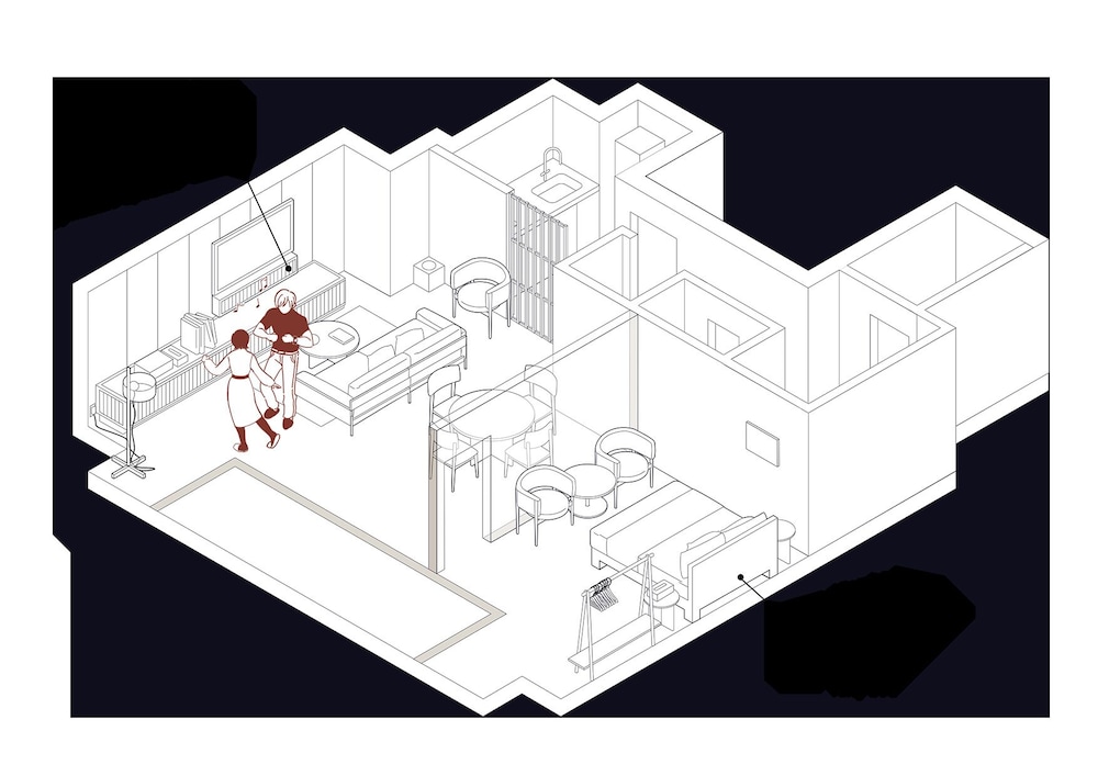 ラグジュアリー ペントハウス シティビュー フロアマップ1 | TOMI. Ginza