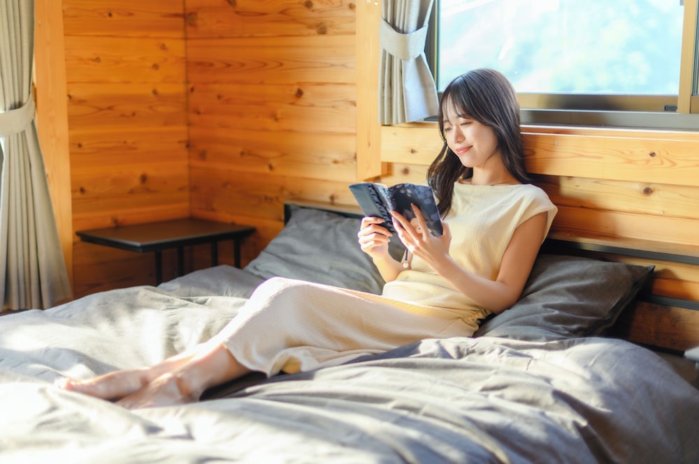 ヴィラ 3 ベッドルーム バルコニー シービュー 客室2 | WORKHOBBY和歌山由良