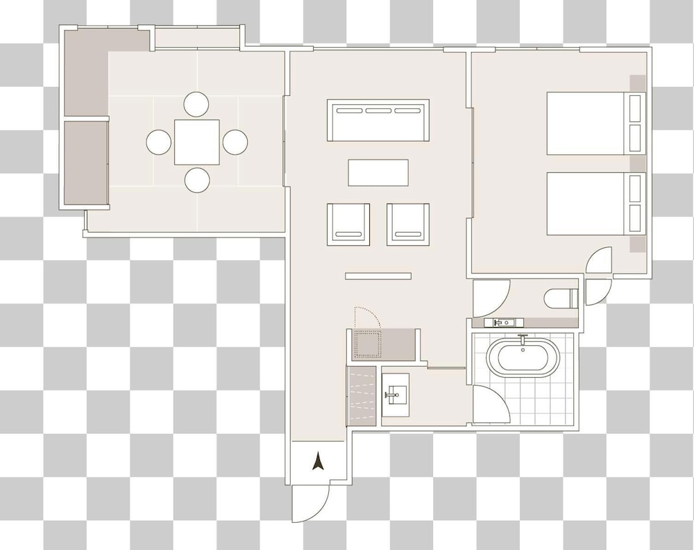 ラグジュアリー 4 人部屋 ハーバービュー 客室3 | 旧相馬家 Kazeno Heritage