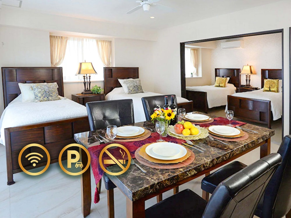 [オーシャンビュー] デラックス4ベッド(3~4名様)55平米 | ウィステリア コンドミニアム リゾート