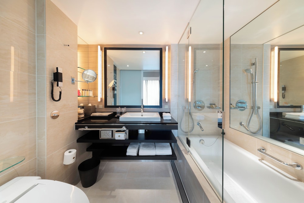 エグゼクティブスタンダード ダブルルーム クラブラウンジ 禁煙 (36sqm) バスルーム1 | ホテルニューオータニ エグゼクティブハウス 禅