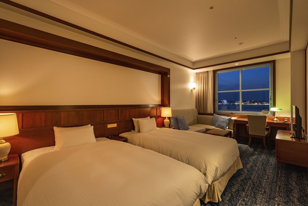 クラブラウンジアクセス付き　プレミア海峡デラックスツイン(34平米) 禁煙 客室1 | プレミアホテル門司港