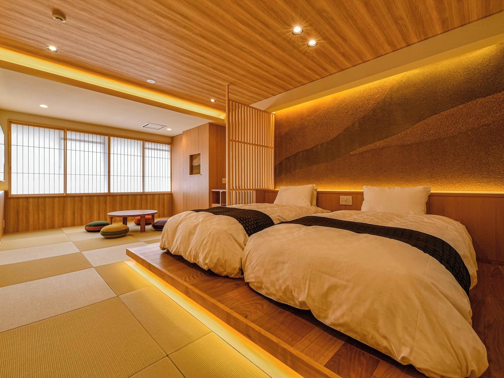 【和モダンルーム】ツイン　シングルベッド×2台［39平米］禁煙 | 北陸 福井 あわら温泉 美松