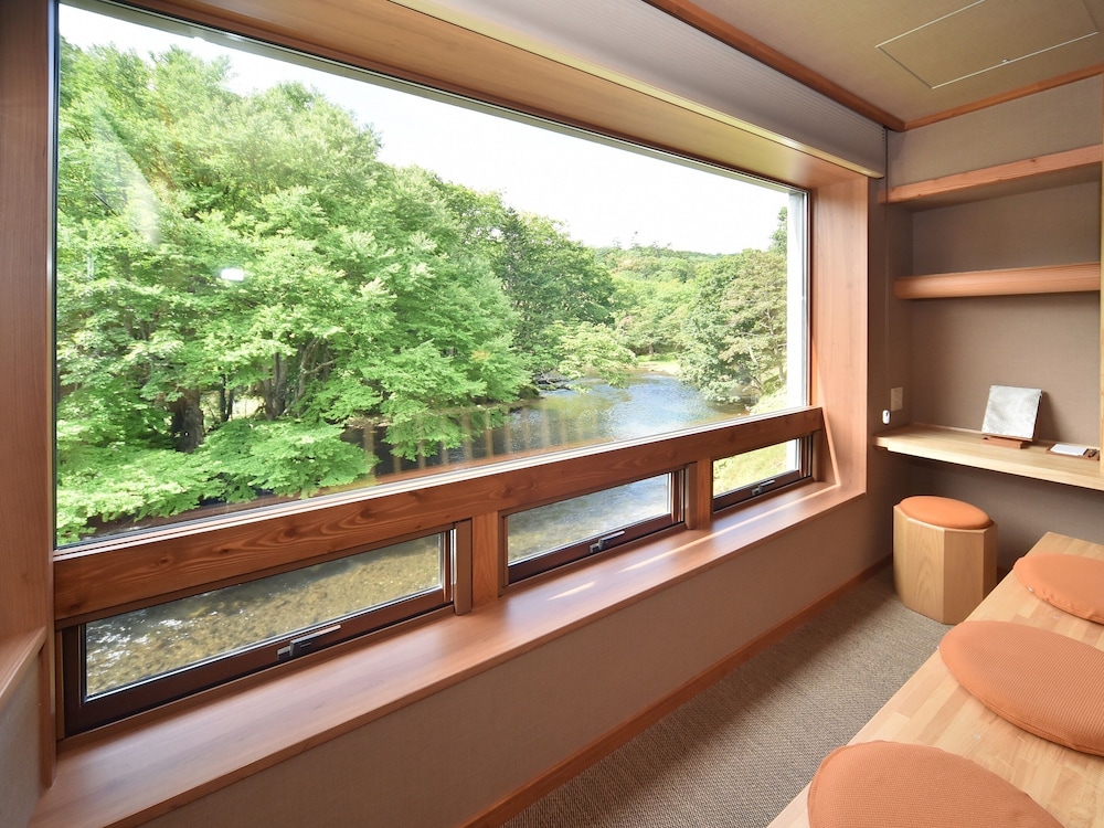 デラックス トリプルルーム 禁煙 【リバービュー】（プライベート温泉付） バルコニーからの眺望0 | ラビスタ阿寒川 - 大人限定