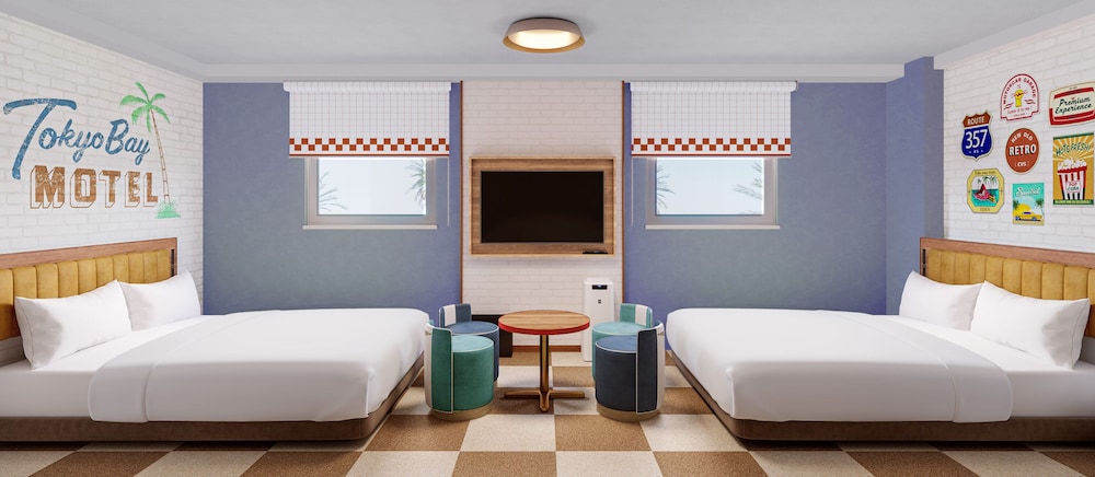 2025年3月リニューアル [禁煙] -MOTEL-コンセプトツインルーム / ベイホテル棟 客室1 | CVS・BAY HOTEL