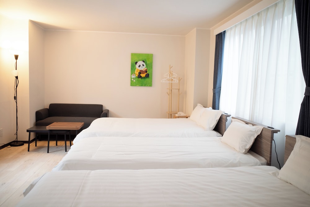 ファミリー アパートメント バルコニー パークビュー | Panda Stay - Asakusa 5 mins Walk & Skytree Apt