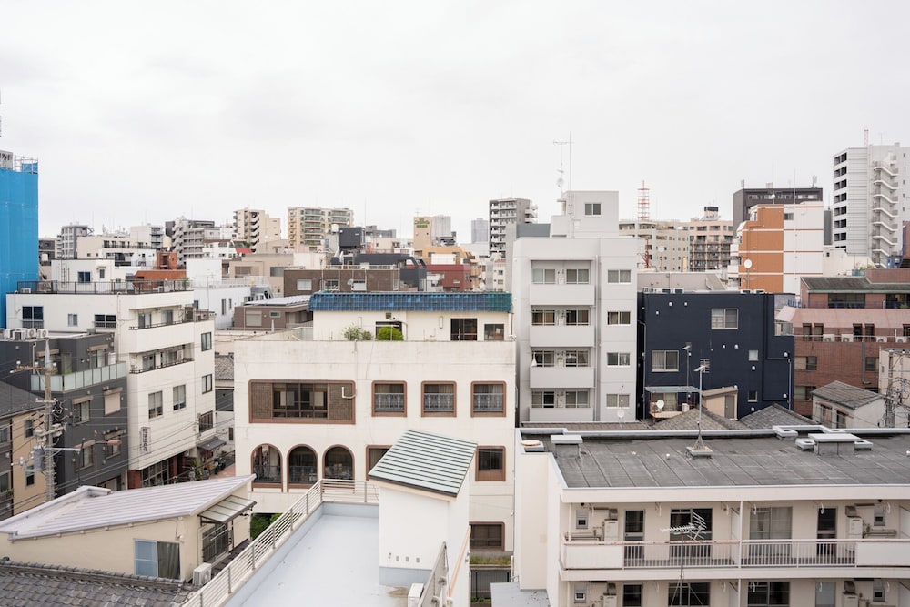 ファミリー アパートメント シティビュー 施設からの眺望0 | Panda Stay - Asakusa 5 mins Walk & Skytree Apt