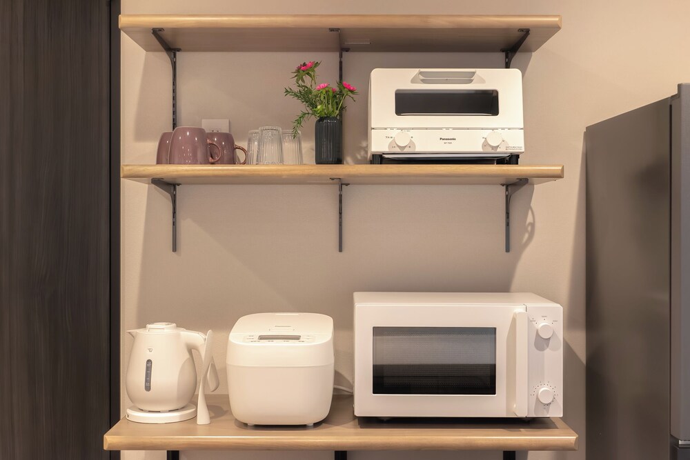アパートメント シングルベッド 3 台 専用キッチン1 | Hotel Bokusyusou Tokyo
