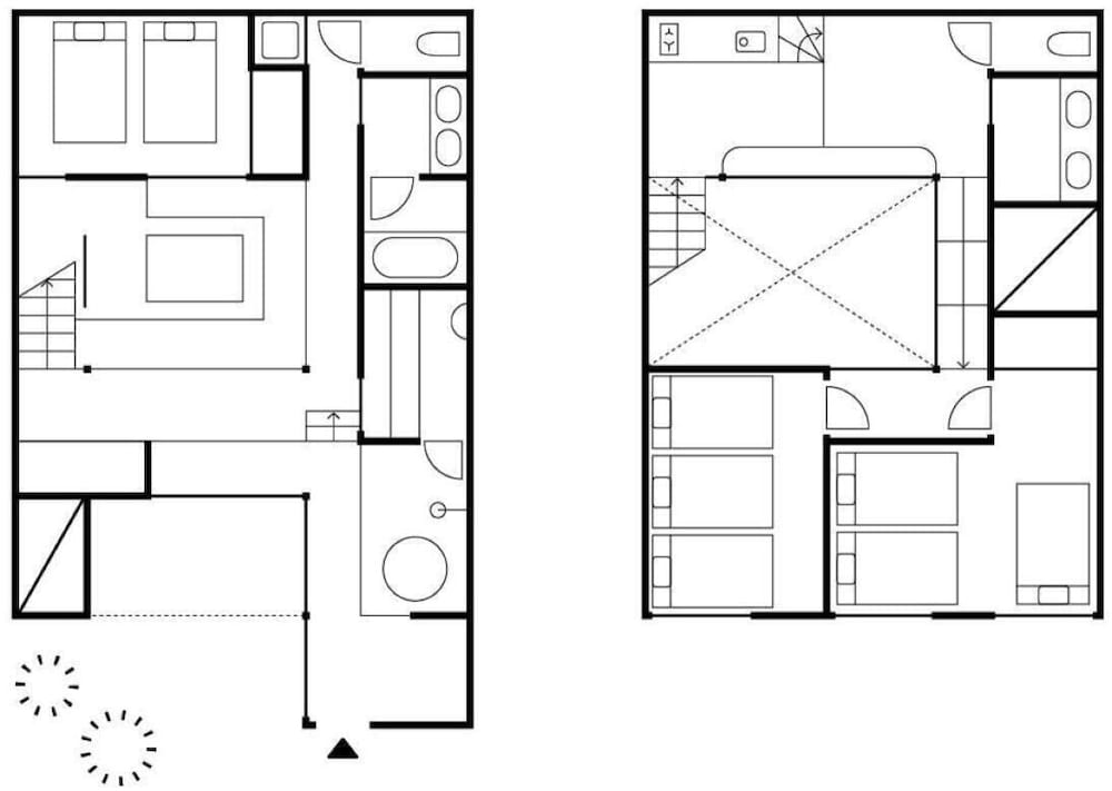デラックス ヴィラ フロアマップ0 | TOVILLA STAY 新潟本町