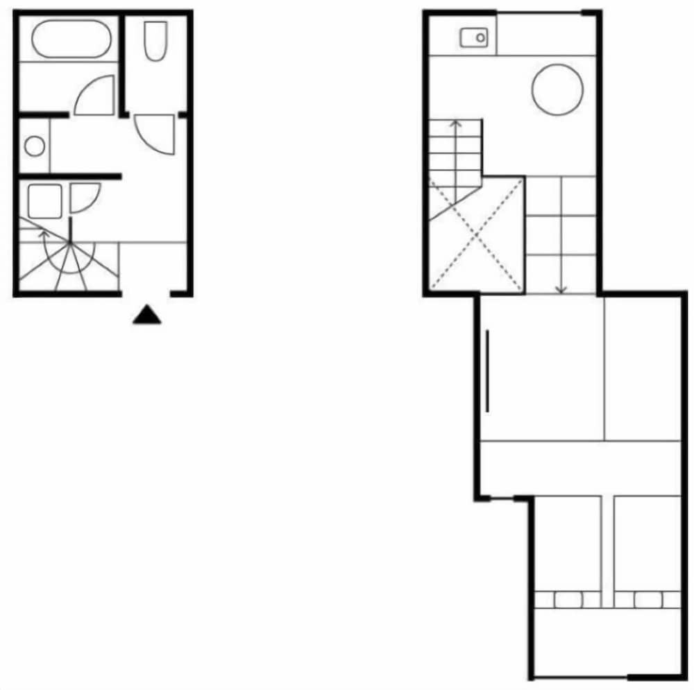 スタンダード ツインルーム フロアマップ1 | TOVILLA STAY 新潟本町