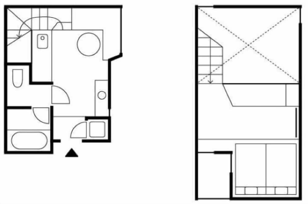 ツインルーム フロアマップ1 | TOVILLA STAY 新潟本町