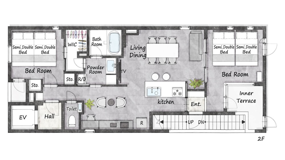 ラグジュアリー アパートメント フロアマップ0 | SLL Urban Suites Ebisu