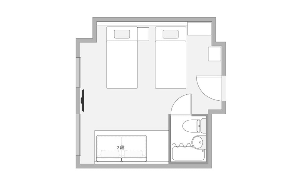 スーペリア トリプルルーム | COMPASS HOTEL OSAKA HONMACHI