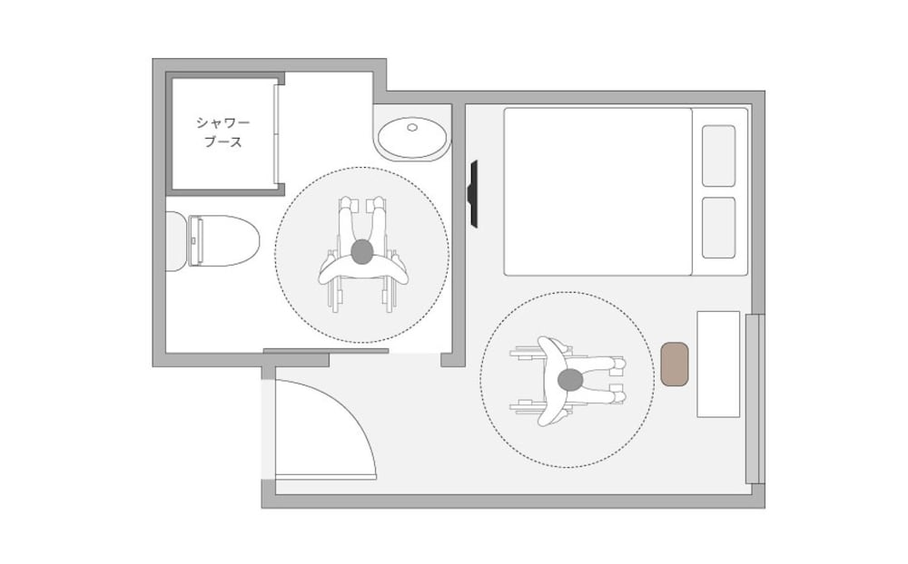 ダブルルーム | COMPASS HOTEL OSAKA HONMACHI