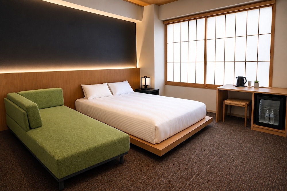 スタンダード ダブルルーム ダブルベッド 1 台ソファーベッド付き | Oaks Vacation Club Kyoto Gojo