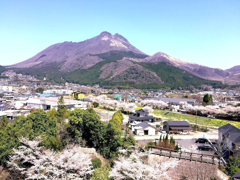 洋室ツインルーム 山側 マウンテン ビュー0 | 由布院 ことぶき 花の庄