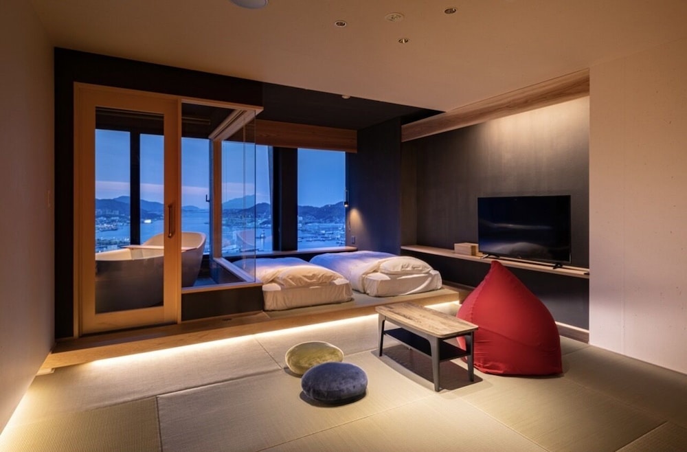 絶景風呂付モダン和洋室 禁煙 | ホテル長崎