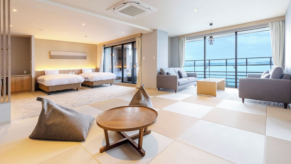 [禁煙] スーペリア露天風呂付和洋室ツイン6名定員 内風呂なし | TAOYA和倉