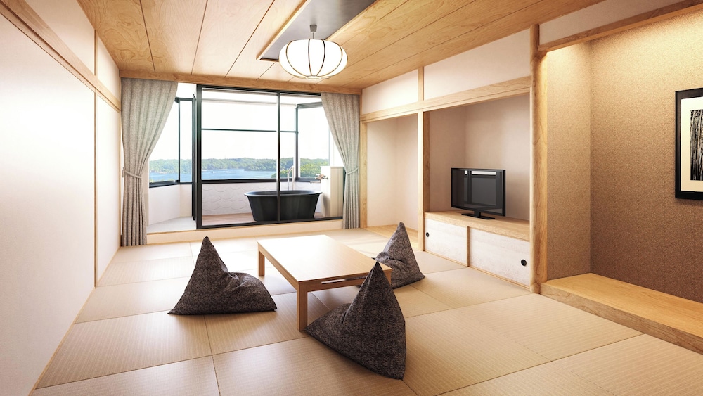 [禁煙] スーペリア露天風呂付和室 内風呂あり | 大江戸温泉物語Premium 志摩彩朝楽