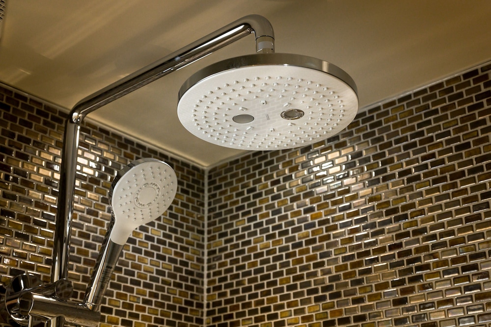 細流亭 ツインルーム [山梨ワインラウンジ利用可能] バスルームのシャワー2 | 富士山温泉 ホテル鐘山苑