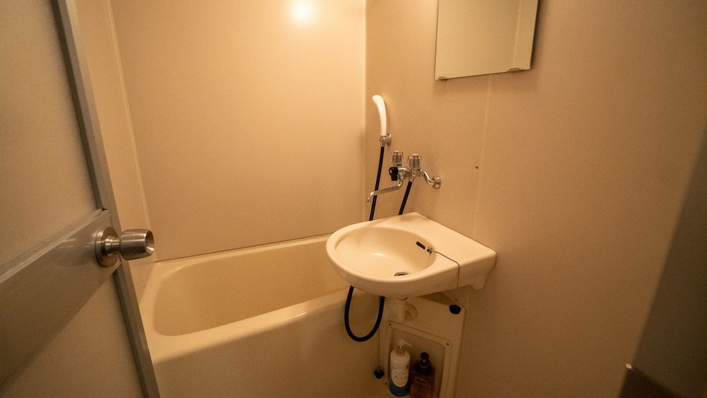 ダブルルーム　バス付き　共用トイレ 客室7 | ペンション & ログコテージ星の子