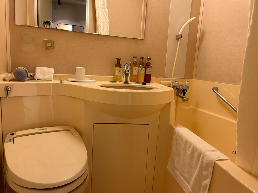 訳ありダブル (禁煙) エレベータドア開閉音あり バスルーム0 | ホテルグローバルビュー新潟